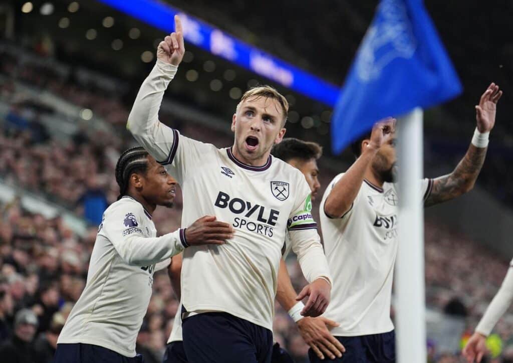 West Ham forward Jarrod Bowen