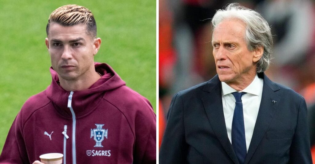 Cristiano Ronaldo and Jorge Jesus